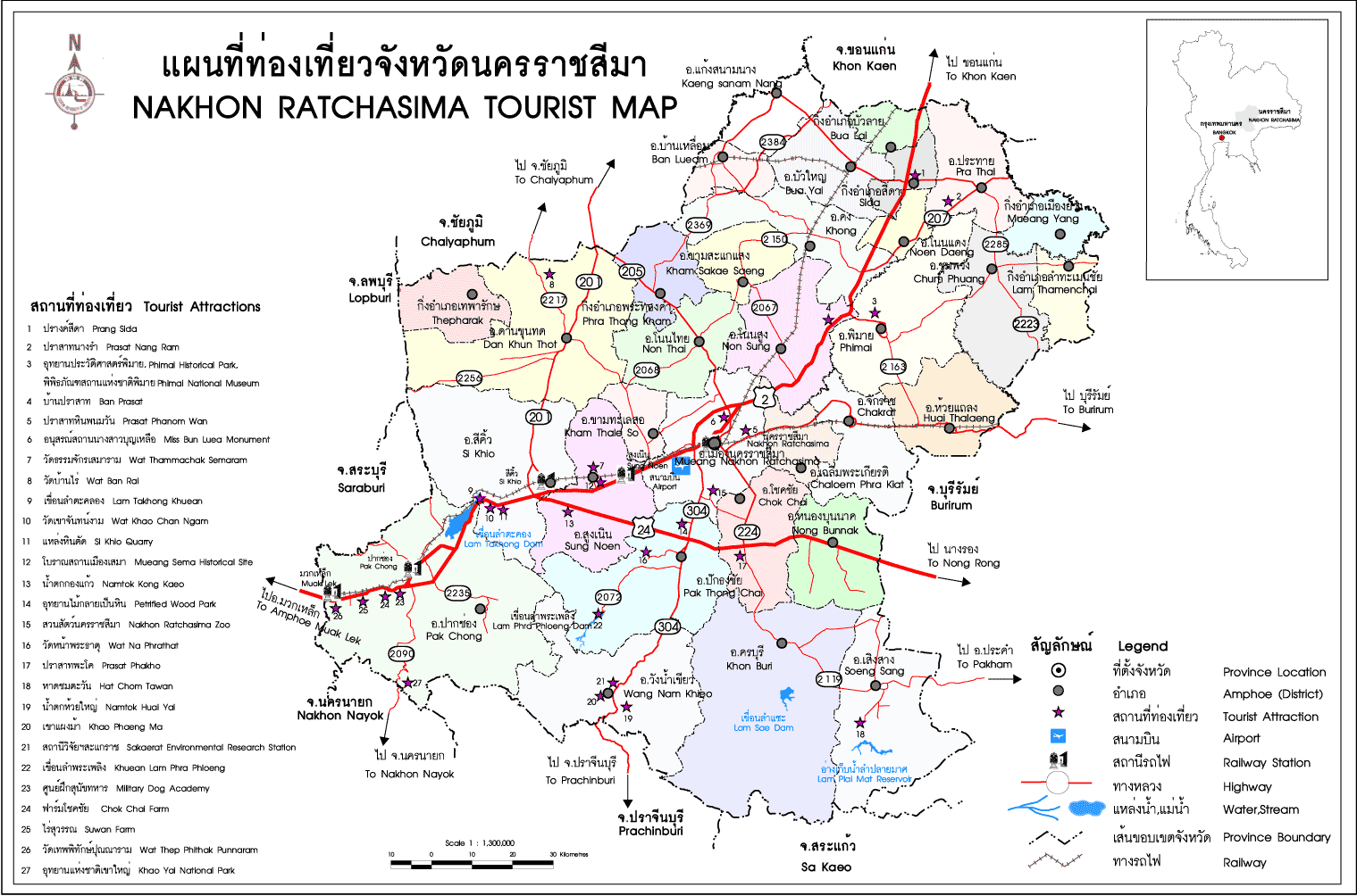 Korat Map